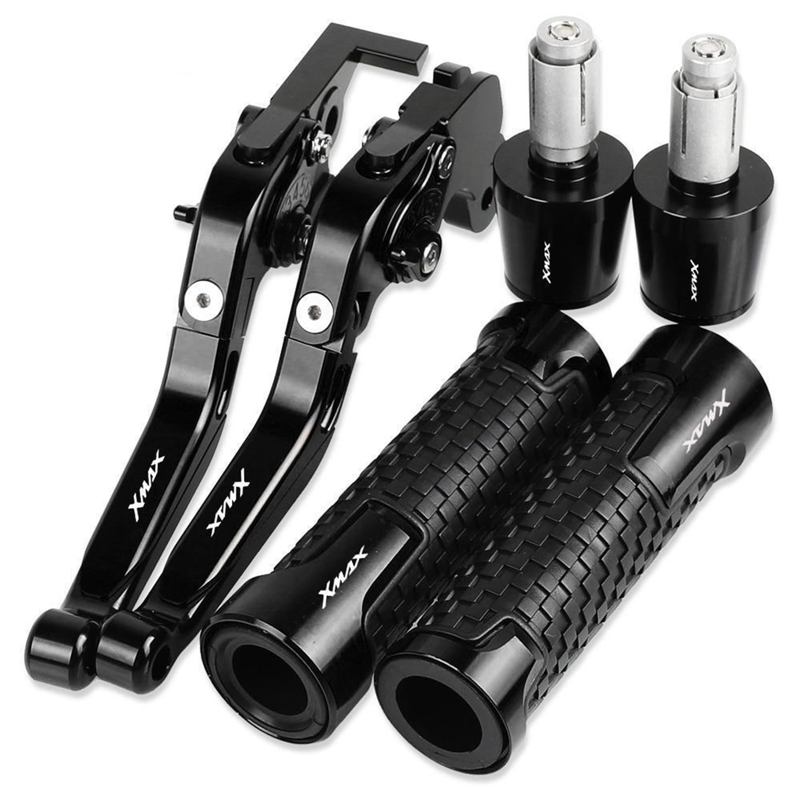 Für Y&AMAHA Für XMAX 250 Motorradbremsen Spurstange Handbremse Bremskupplungshebel Lenker Hand Kupplung Bremshebel Sets(9) von NIKISO