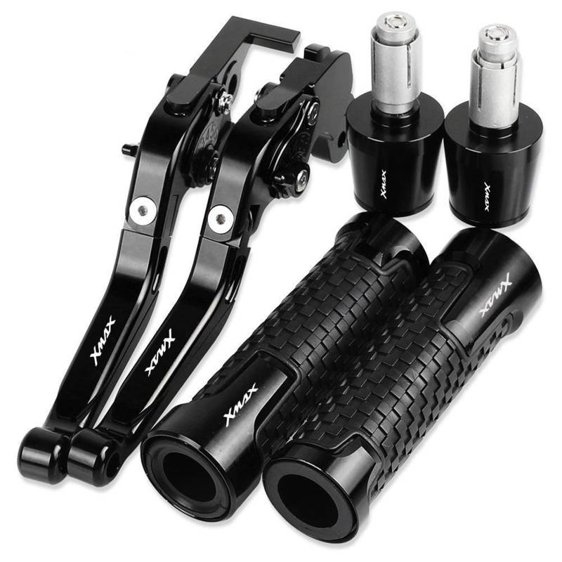 Für Y&AMAHA Für XMAX 250 Motorradbremsen Spurstange Handbremse Bremskupplungshebel Lenker Hand Kupplung Bremshebel Sets(9) von NIKISO