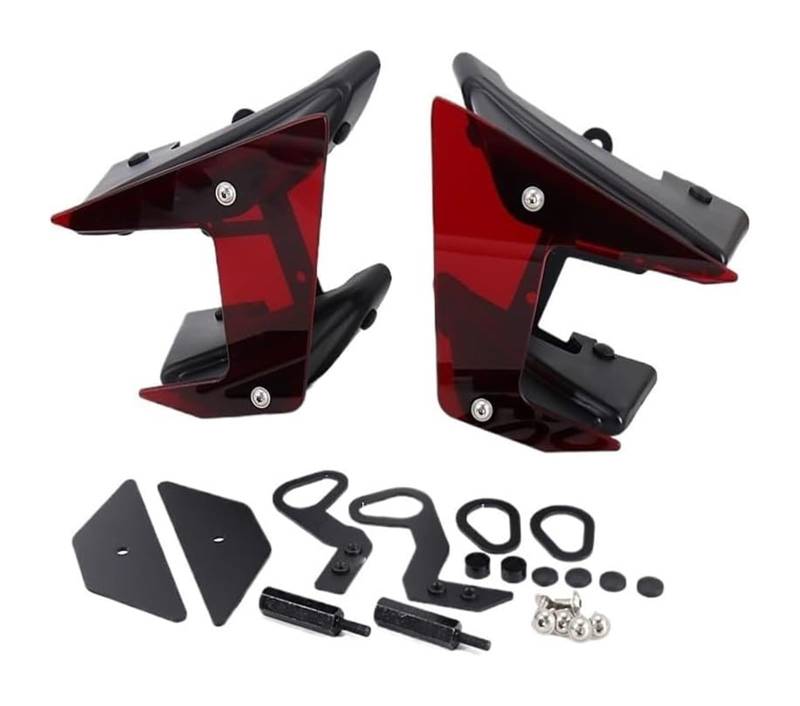 Für Y&amaha MT-09 MT 09 MT09 SP 2017–2020 Motorrad-Flanken-Seitenflügel, Aerodynamisches Verkleidungs-Spoiler-Set, Zubehör Motorrad Seitenverkleidung(R) von NIKISO