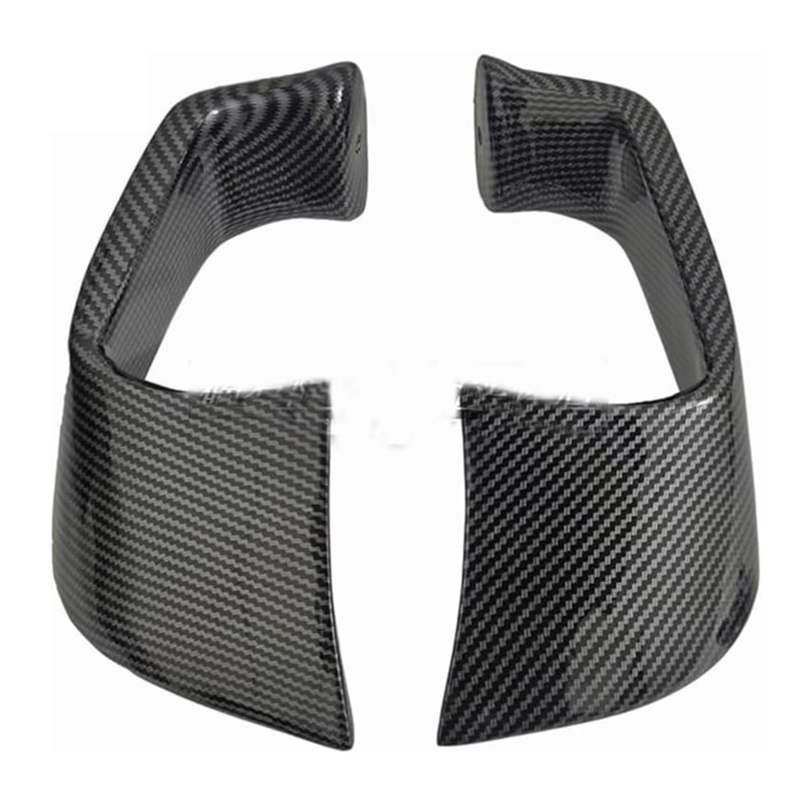 Für Y&amaha YZF R6 600 2008-2023 Flügel Frontverkleidung Spoiler Abtriebsschrauben Carbon Motorradzubehör Winglets Motorrad Seitenverkleidung(Type 4) von NIKISO