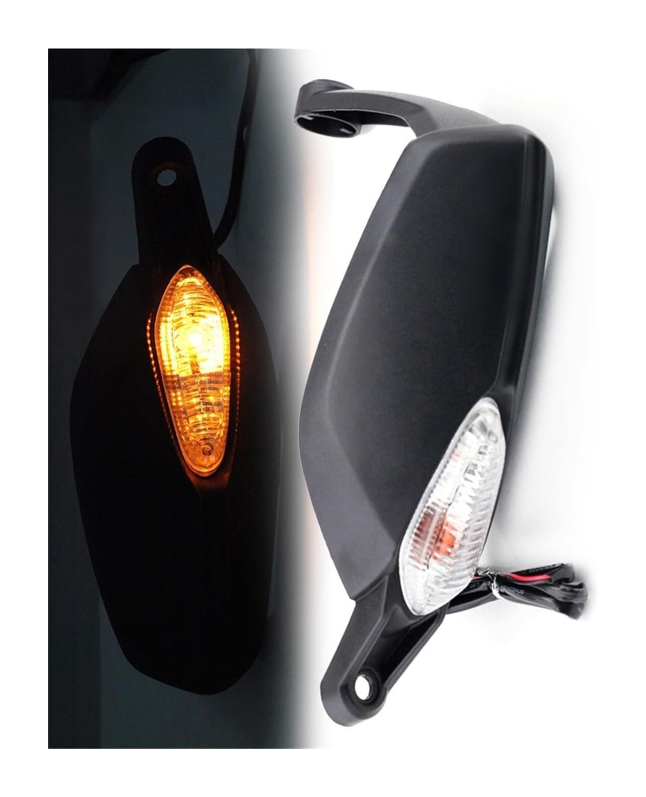 Motorrad Handschutz Für D&UCATI Für Hyper&Motard 820 Für Hyperstrada 821 2013-2015 Motorrad Handschutz Mit Licht Seite Handschutz Lenker Protector(Left Clutch Side) von NIKISO