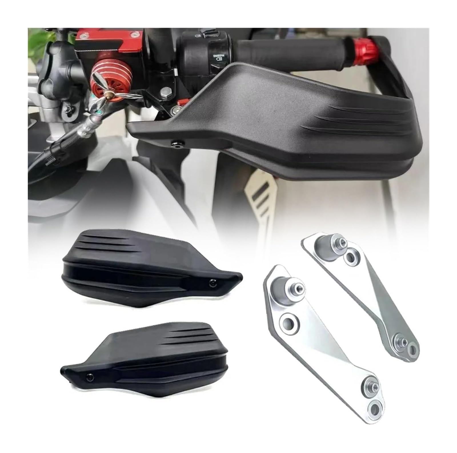 Motorrad Handschutz Für SYM ADX125 ADX 125 Handschutz Windschutzscheibe Vorne Mobile Halterung Handschutz Motorrad Zubehör von NIKISO