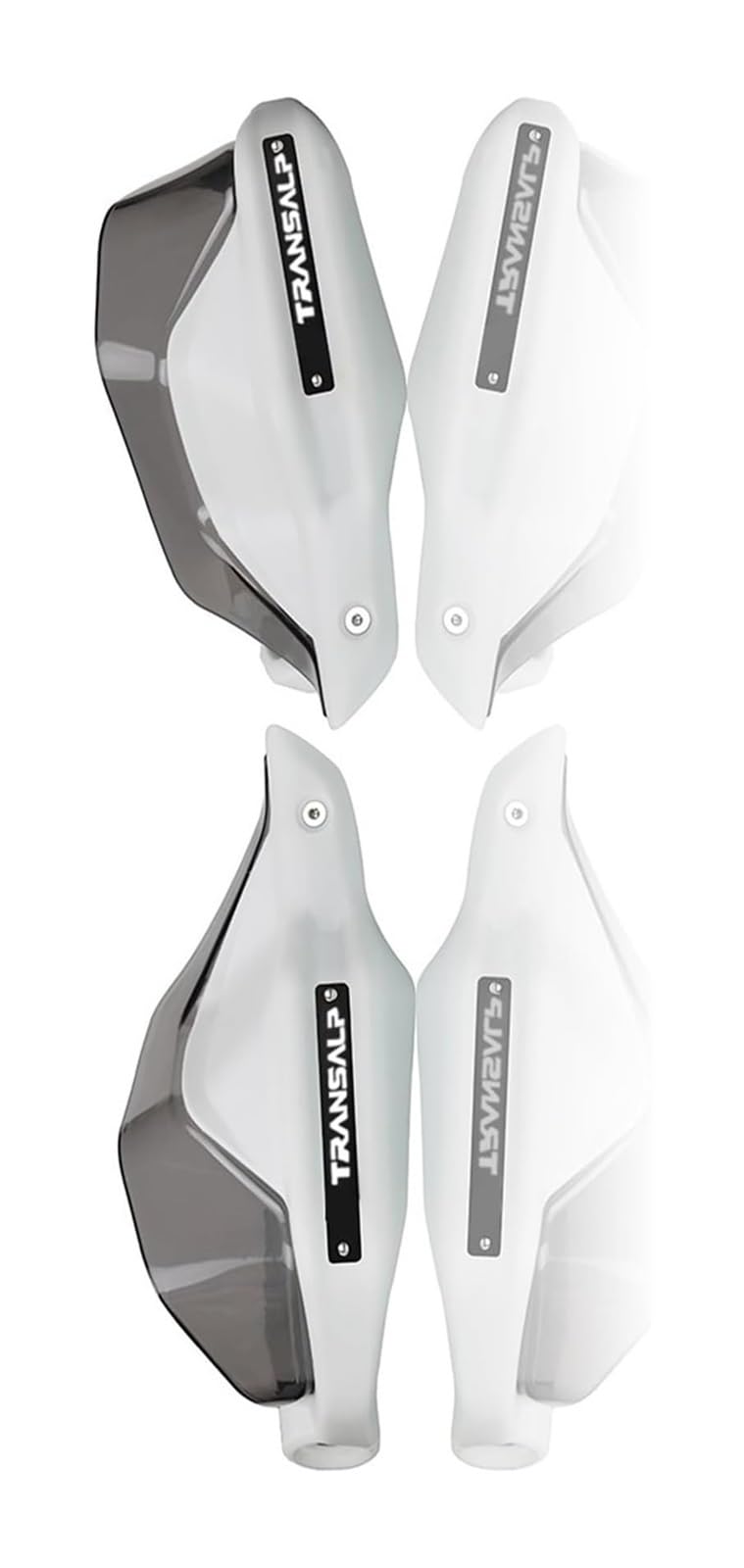 Motorrad Handschutz Für TRANSALP750 XL750 Für T&RANSALP 750 XLV Motorrad Handprotektoren Lenker Wachen Windschutzscheibe Hand Guards Schutz(White and Gray) von NIKISO