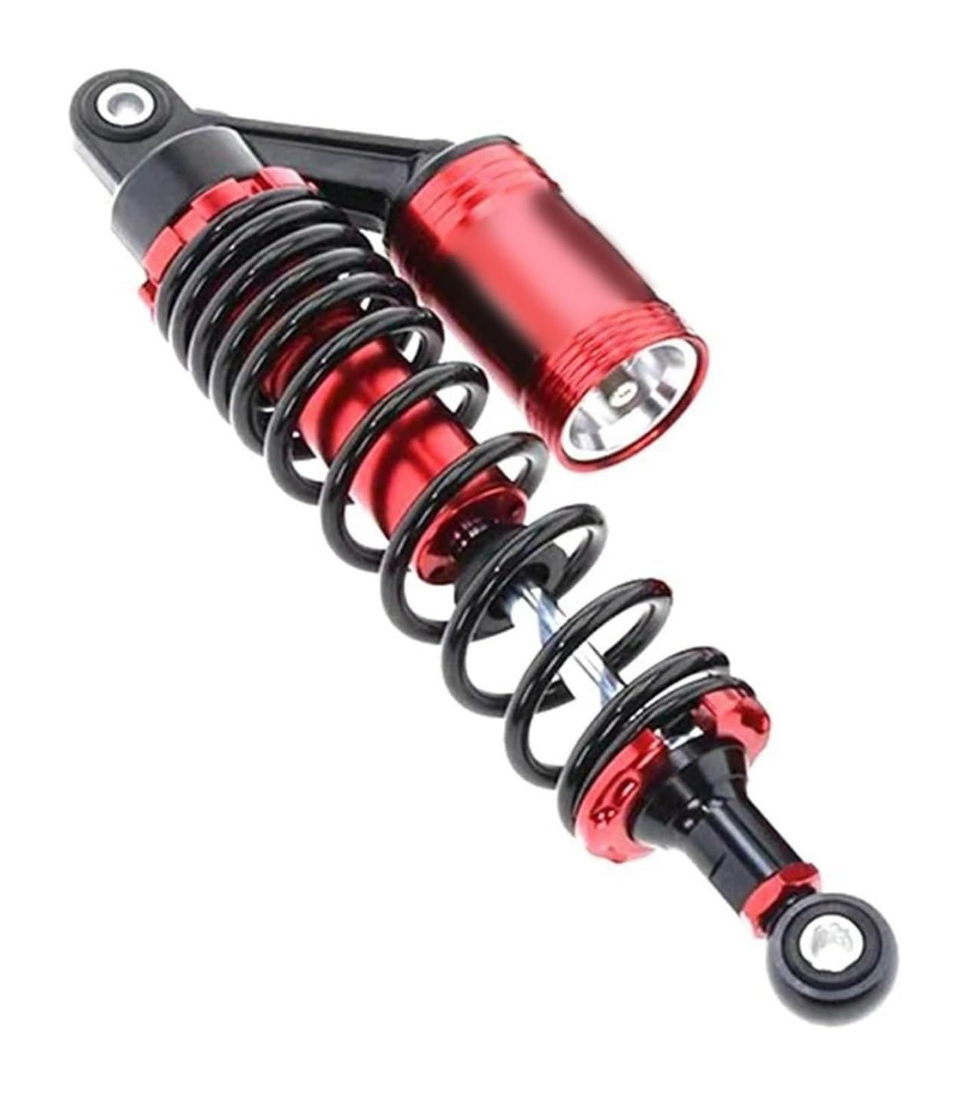 Motorrad Stoßdämpfer Hinten Für K&awasaki Roller ATV Quad Universal 320mm 340mm Motorrad Hintere Luftstoßdämpfer Hinterradaufhängung(320mm Red Round) von NIKISO