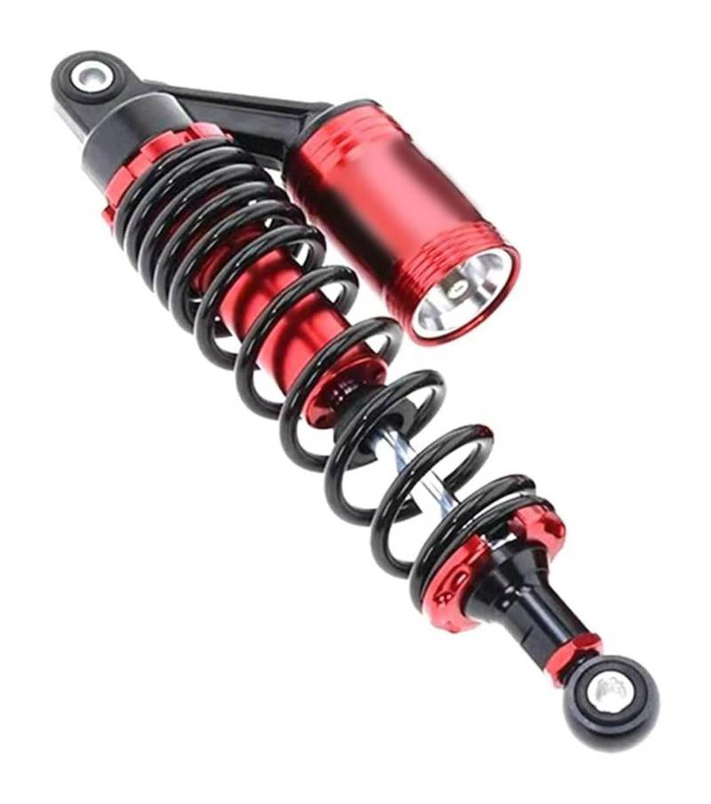 Motorrad Stoßdämpfer Hinten Für K&awasaki Roller ATV Quad Universal 320mm 340mm Motorrad Hintere Luftstoßdämpfer Hinterradaufhängung(320mm Red Round) von NIKISO