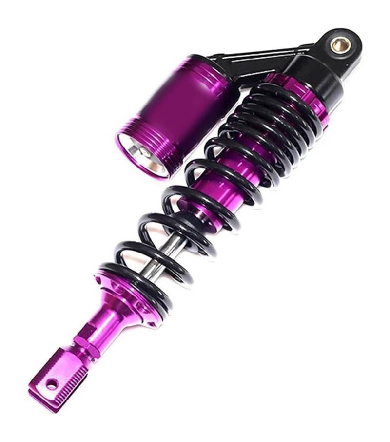 Motorrad Stoßdämpfer Hinten Für S&uzuki Scooter ATV Quad Universal 320mm 340mm Motorrad Hintere Luftstoßdämpfer Hinterradaufhängung(320mm Purple Fork) von NIKISO