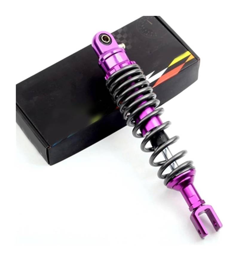 Motorrad Stoßdämpfer Hinten Für Y&amaha Nmax BWS RSZ 290/320 Mm Universal Motorrad ATV Quad Dirt Bike Luftstoßdämpfer Hinten(320mm Purple U) von NIKISO