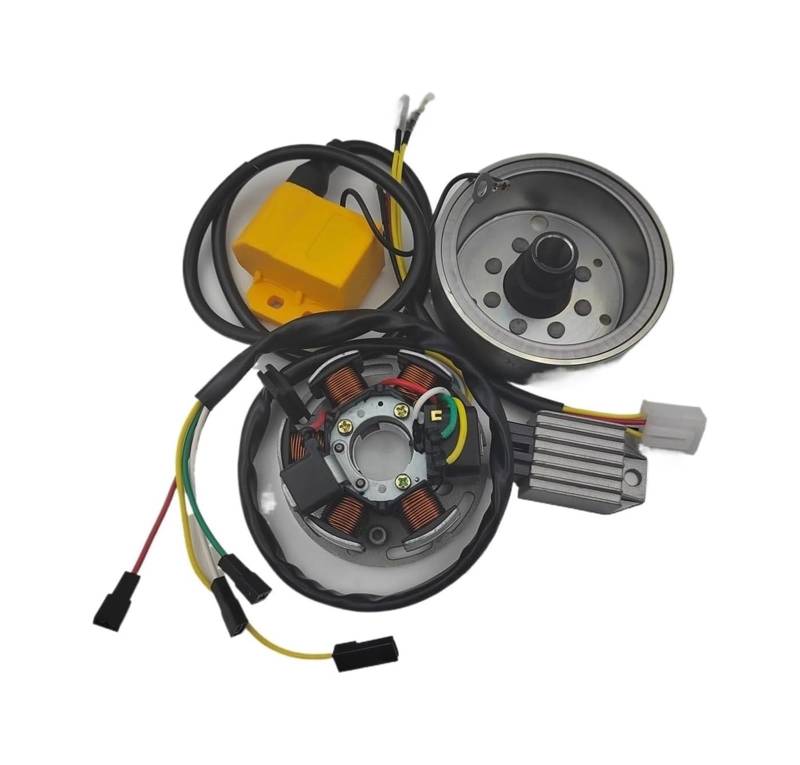 Motorradzündung Für Motorspule Für A&prilia Für MX 50 2004 20005 (AM6) Für ZD4STD Für ZD4TTC Zündung Stator Spule Für 12V Schwungrad Rotator CDI Gleichrichter Stator Zündung Set(6649005-90mm) von NIKISO