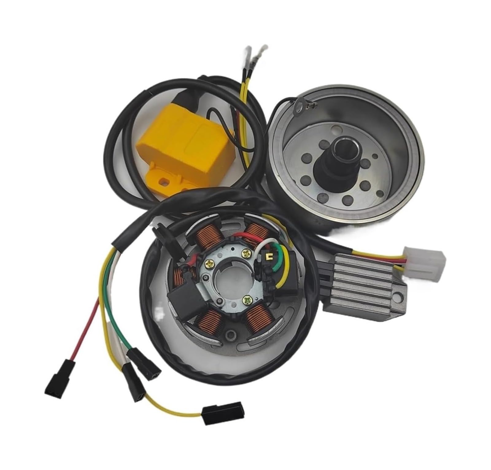 Motorradzündung Für Motorspule Für Minarelli 50 AM4 AM5 AM6 Zündung Stator Spule Für 12V Schwungrad Rotator CDI Gleichrichter Stator Spulen Zündung Set(6649006-90mm) von NIKISO