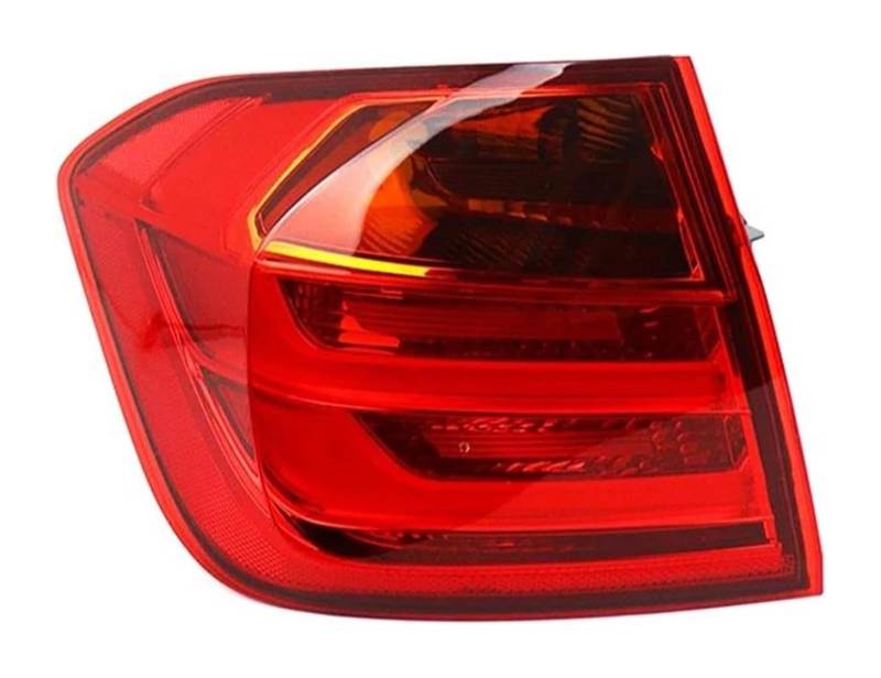 NIKISO Auto Rückspiegel Anzeige Lampe Für 3 Serie Für F30 316 318i 320i 2012-2016 Auto Hinten Rücklicht Bremse Rücklicht Mit Keine Glühbirnen Auto Hinten Licht Baugruppen(Outside Left) von NIKISO