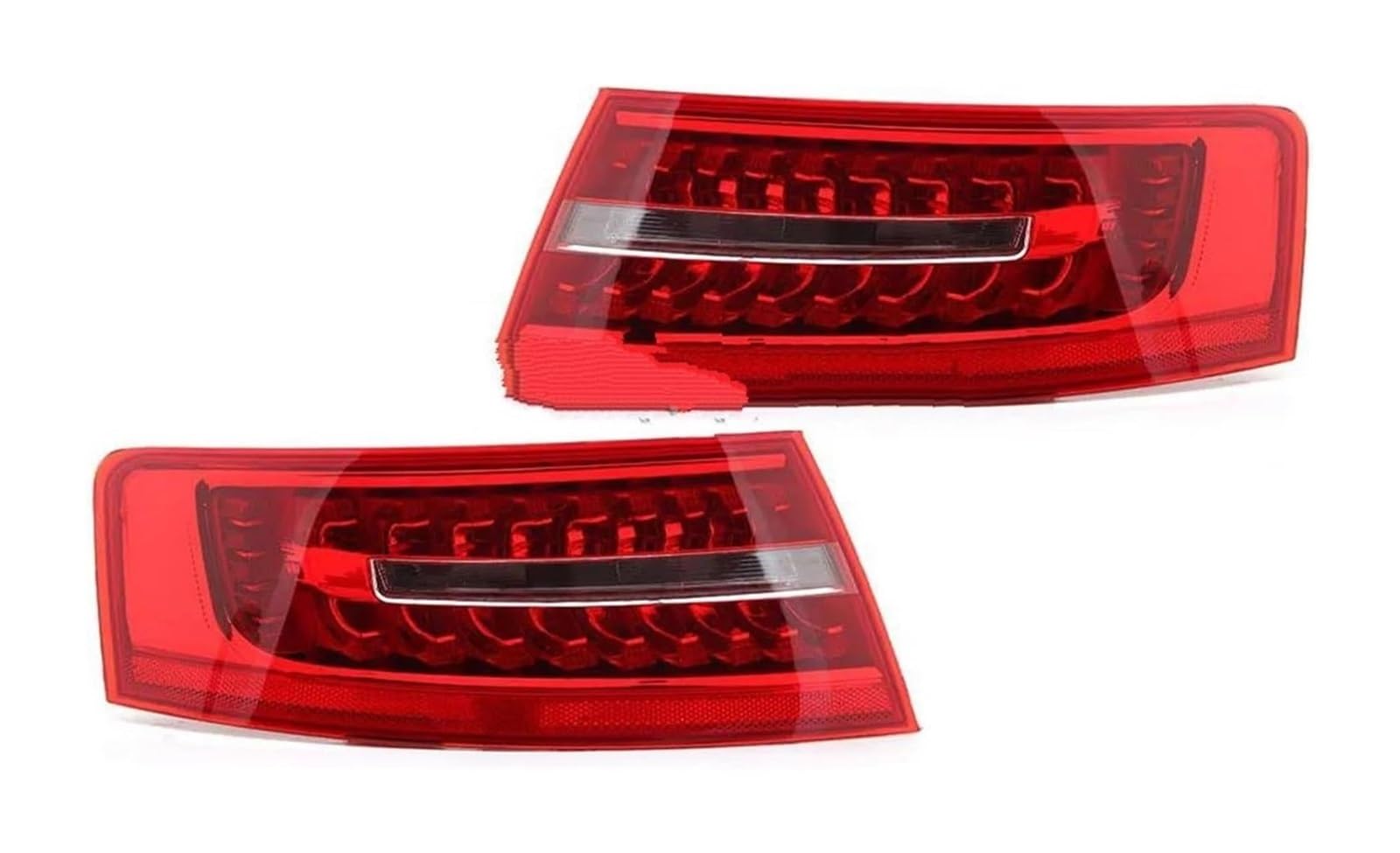 NIKISO Auto Rückspiegel Anzeige Lampe Für A6 Für C6 Für S6 Für Quattro Für RS6 Limousine Limousine Stop Bremsleuchte Blinker Rücklichter Auto Hinten Rücklicht Baugruppen(Outer L N R) von NIKISO