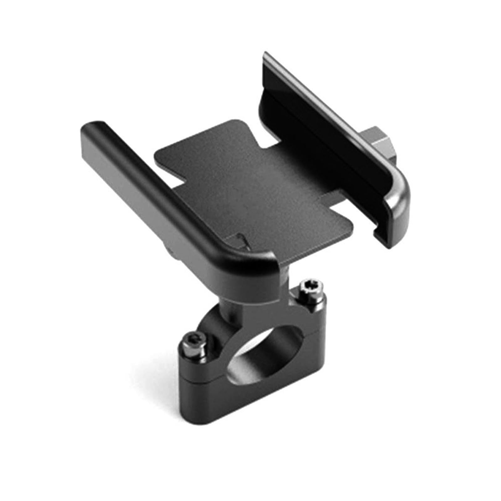 Motorradtelefonhalterung Für CB125R Für CB 125R Motorrad Lenker Rückspiegel Handy Halter GPS Stand Handyhalterung Motorrad (Größe : B Black) von NIKKHO