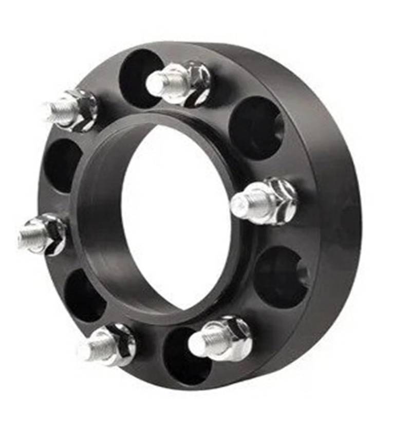 Spurverbreiterungen 5x114,3 Bis 5x112 5x100 5x108 5x110 5x120 5x127 5x130 Aluminium-Umrüstadapter Für Spurverbreiterungen Rad Distanzscheiben(Black 6 holes) von NIKKHO