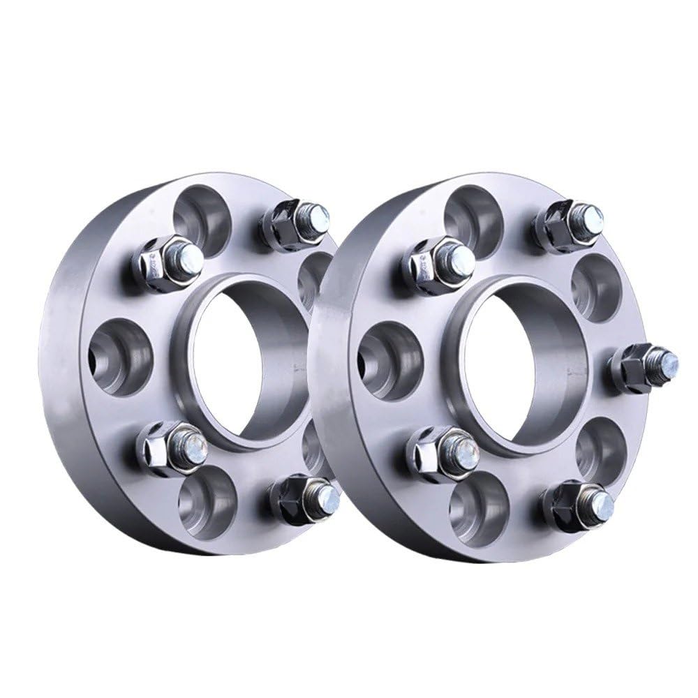 Spurverbreiterungen Für Aluminium Legierung Spurverbreiterungen 2 Stück 5x112 CB 66,6mm Felgen Adapter Geschmiedet Rad Distanzscheiben(Spacer 20mm-CU) von NIKKHO