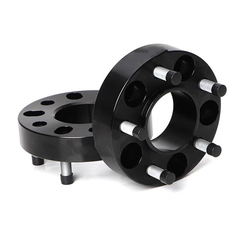 Spurverbreiterungen Für Hyundai 5 Lug 2 Stück PCD 5x114,3 CB 67,1mm 15/20/25/30/35/40/45mm Aluminium Rad Spacer Adapter Rad Distanzscheiben(30mm Black) von NIKKHO