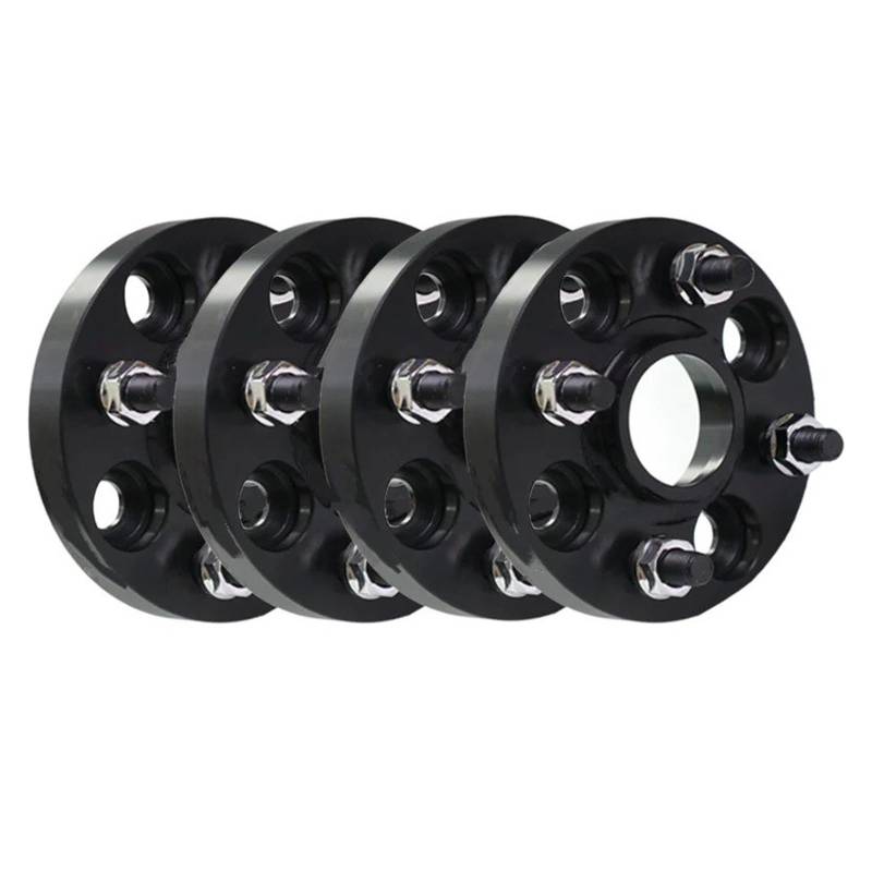 Spurverbreiterungen Für Hyundai Für Accent Für Aura Für Bayon Für Reina I10 I20 4 Löcher 15mm/20mm/25mm/30mm Spurverbreiterung Adapter 2/4 Stück Rad Distanzscheiben(4 pieces 25mm) von NIKKHO