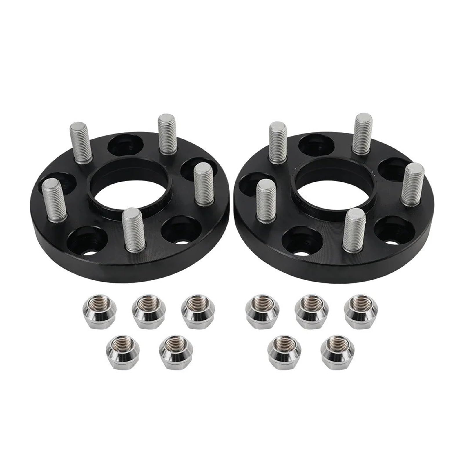 Spurverbreiterungen Für Tesla Modell 3 Aluminium 15mm 5x114,3 MM Hubcentric Rad Spacer Kit Rad Distanzscheiben von NIKKHO