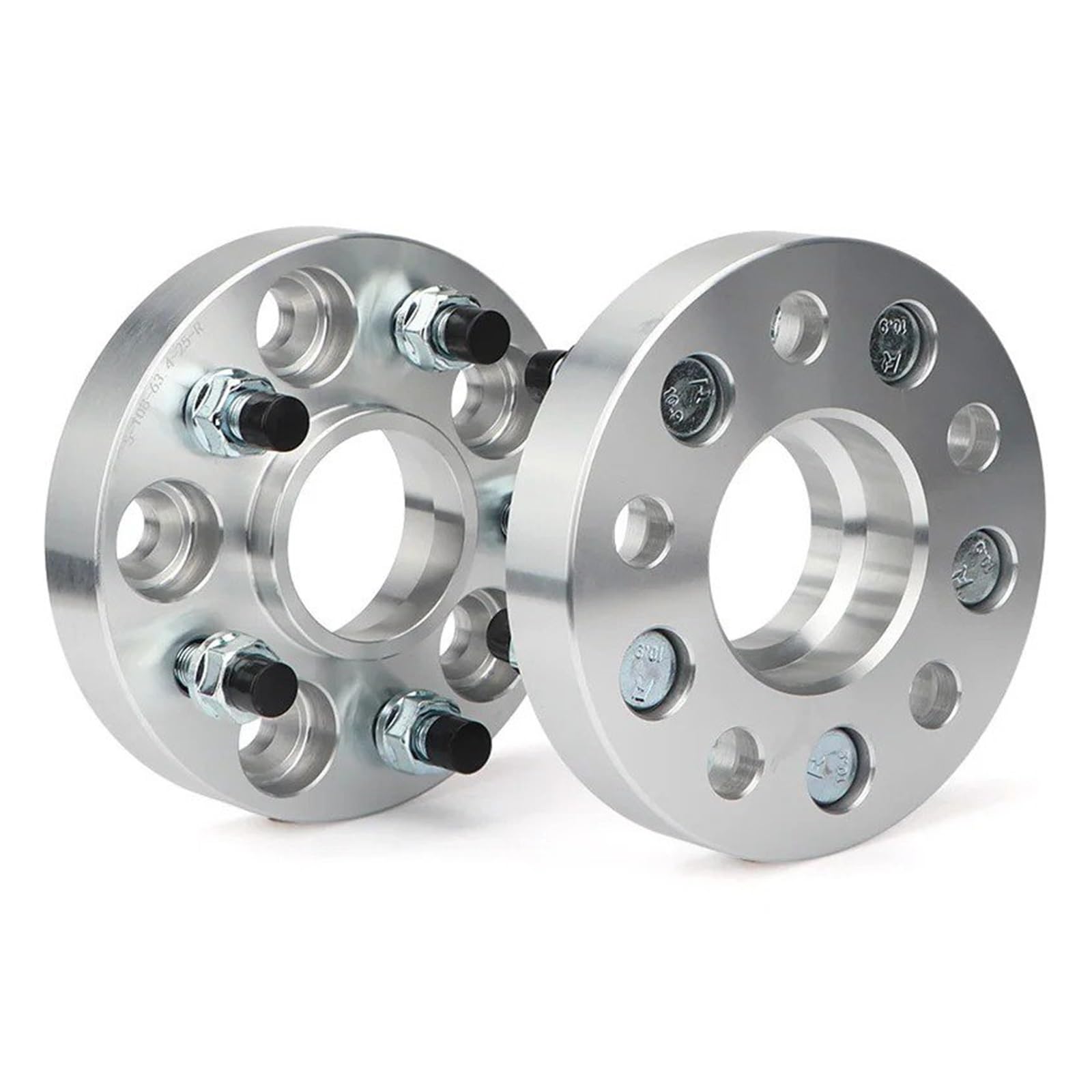 Spurverbreiterungen Für Volvo 15/20/25/30/35/40mm 5 Lug 2 Stück PCD 5x108 CB 63,4 Oder 60,1mm Aluminium Rad Spacer Adapter Rad Distanzscheiben(15mm CB 60.1) von NIKKHO