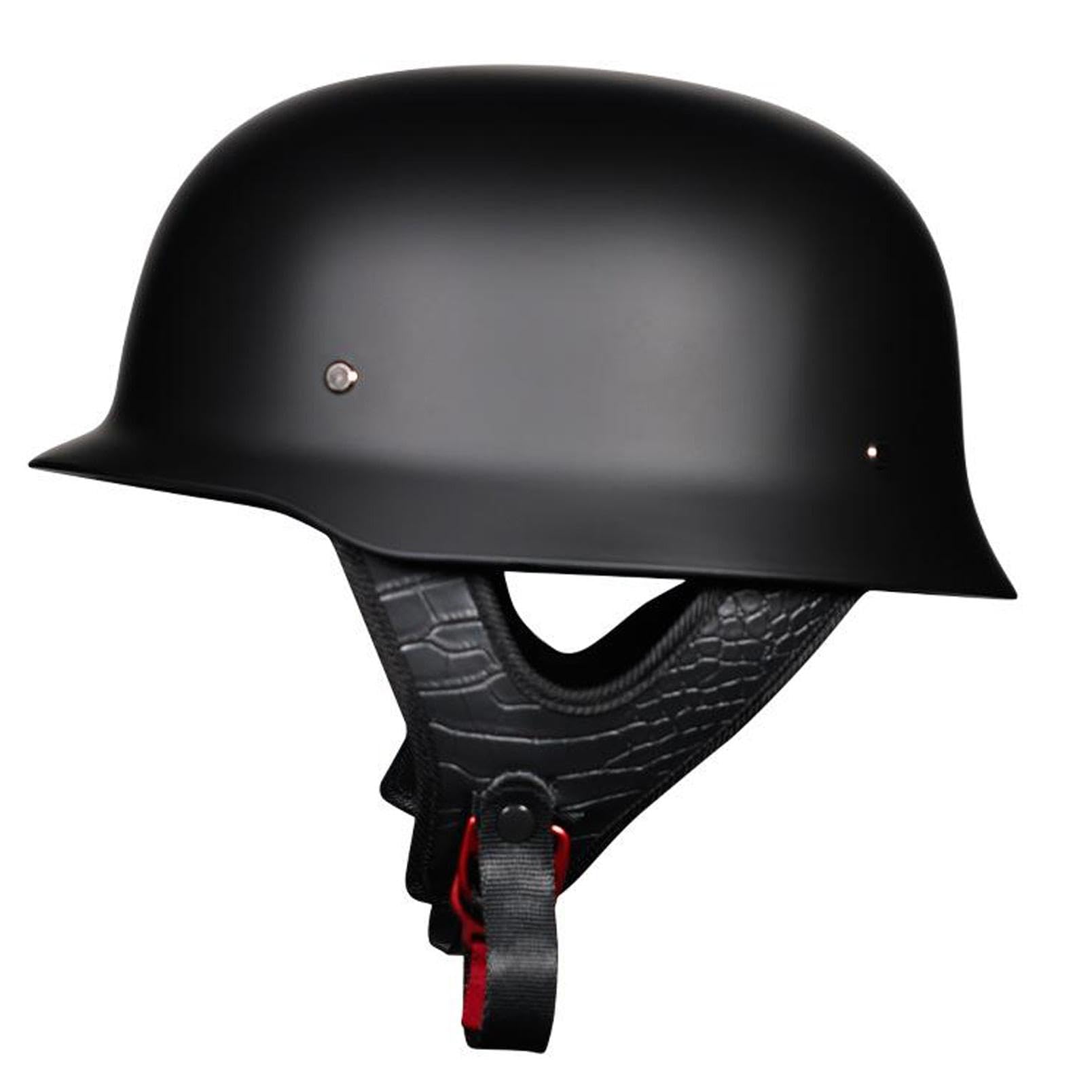 Helm Halboffenen Mit ECE Chopper Roller-Helm Vintage Öffnen Motorradhelm Cruiser Scooter Halbschale Jet-Helm Offenem Helm Für Erwachsen Frauen Herren Für Moped Biker,#2-L/{59~60cm} von NIKSHI