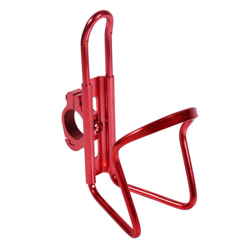 Motorrad Flaschenhalter, Universeller Getränkehalter, Lenker Flaschenadapter für die Meisten Motorräder, Fahrräder, Fahrzeuge mit 7/8 1 Zoll Lenker (Rot) von NINESHE