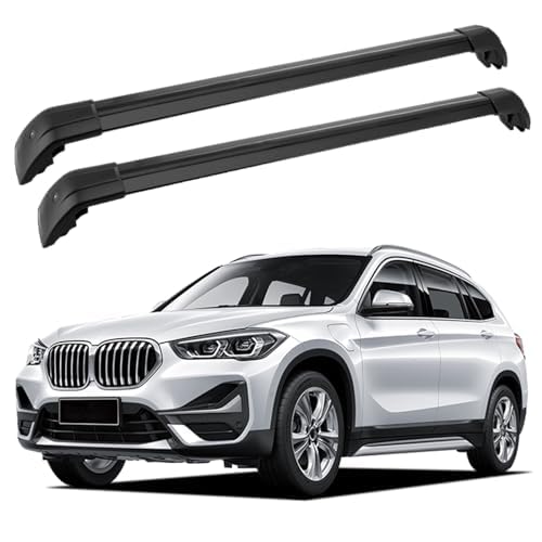 Dachträger für Autos 2 Stück Auto-Dachträger, for BMW IX3 G08 iX3 2020–2024, Dachträger, Querträger, Gepäckträger, Transportträger, Aluminium, Diebstahlsicher, abschließbar, C(C) von NINHFTDROU