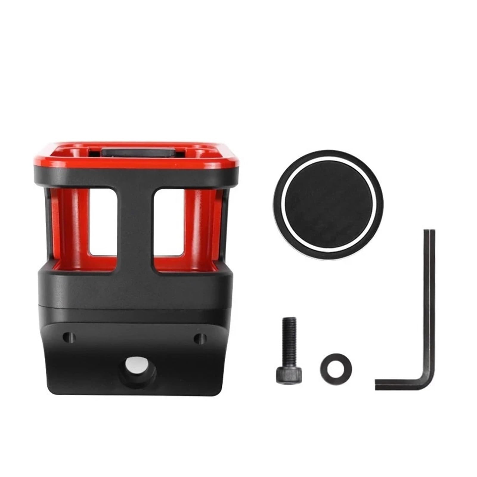 NINOMA 2 Stück Auto-Wasserbecher-Flaschenhalter, kompatibel mit Suzuki Jimny JB64 JB74W 2019 2022, universelle Autohalterung, Telefon-Getränkehalter, Ständer, Organizer(Red) von NINOMA