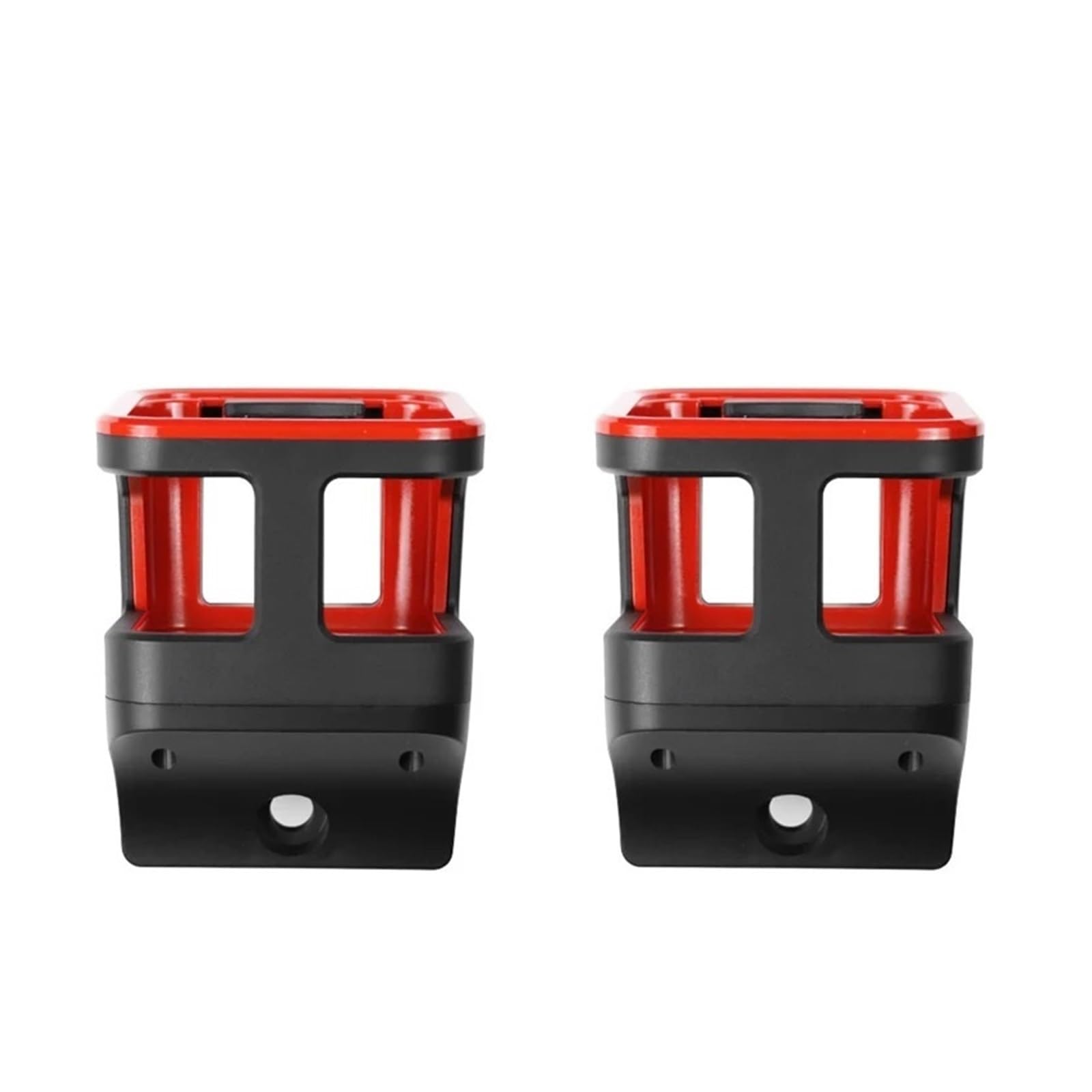 NINOMA 2 Stück Auto-Wasserbecher-Flaschenhalter, kompatibel mit Suzuki Jimny JB64 JB74W 2019 2022, universelle Autohalterung, Telefon-Getränkehalter, Ständer, Organizer(Two red) von NINOMA