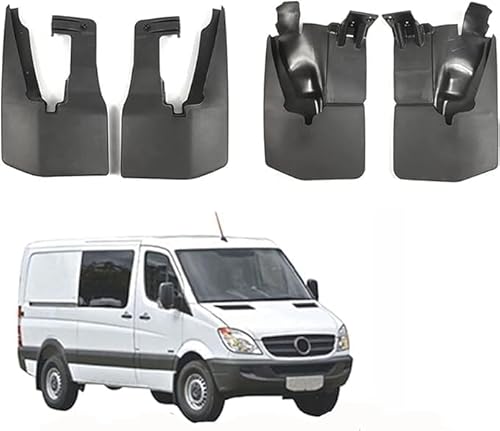 4 Stück Auto Schmutzfänger für Mercedes Sprinter W906 Crafter 2006-2017, Vorne Hinten Schmutzfänger Protection Styling Zubehör Spritzschutz von NINQ