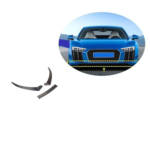 Auto Frontspoiler für A-UDI R8 2016-2018, Kohlefaser-Look Frontspoiler, Wasserdicht, Verschleißfest, Stoßstangenverkleidung von NINQ