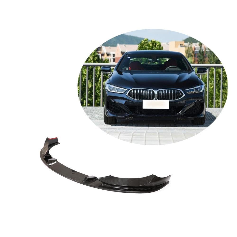 Auto Frontspoiler für B-MW 8 Series G14 G15 G16 2019-2022, Kohlefaser-Look Frontspoiler, Wasserdicht, Verschleißfest, Stoßstangenverkleidung von NINQ