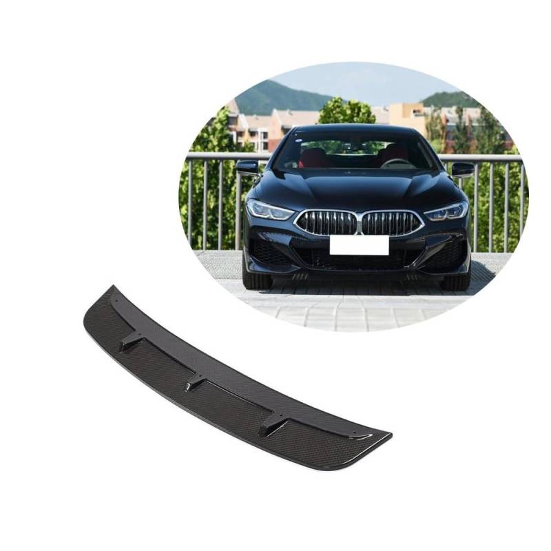 Auto Frontspoiler für B-MW 8 Series G14 G15 G16 M-Sport 2019-2022, Kohlefaser-Look Frontspoiler, Wasserdicht, Verschleißfest, Stoßstangenverkleidung von NINQ