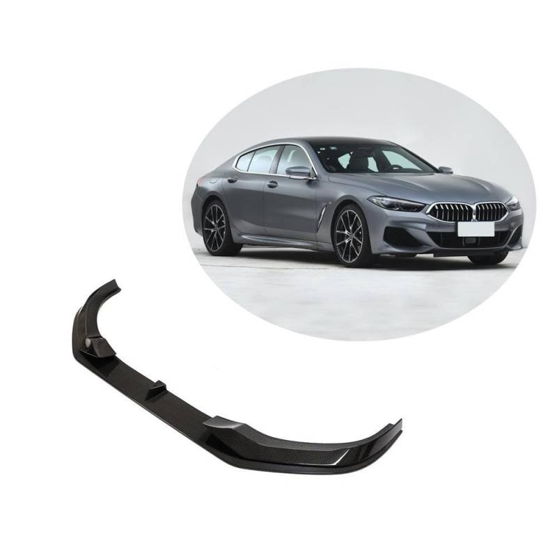 Auto Frontspoiler für B-MW 8 Series G14G15G16 2019-2022, Kohlefaser-Look Frontspoiler, Wasserdicht, Verschleißfest, Stoßstangenverkleidung von NINQ