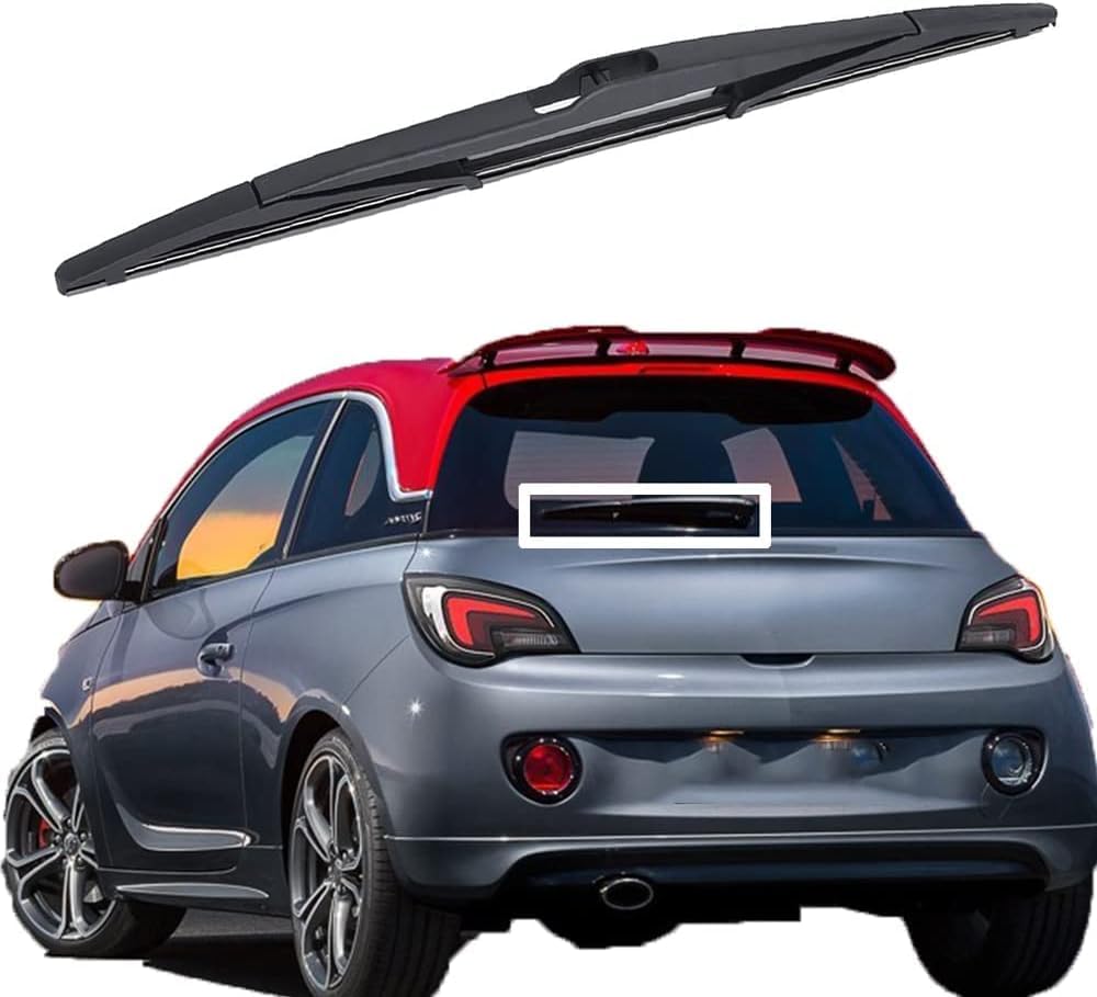 Auto Heckscheibenwischer für Opel Adam 2012 2013 2014 2015 2016 2017 2018 2019, Heckscheiben Wischer Gummi Reinigungsfenster Ersatzteile von NINQ