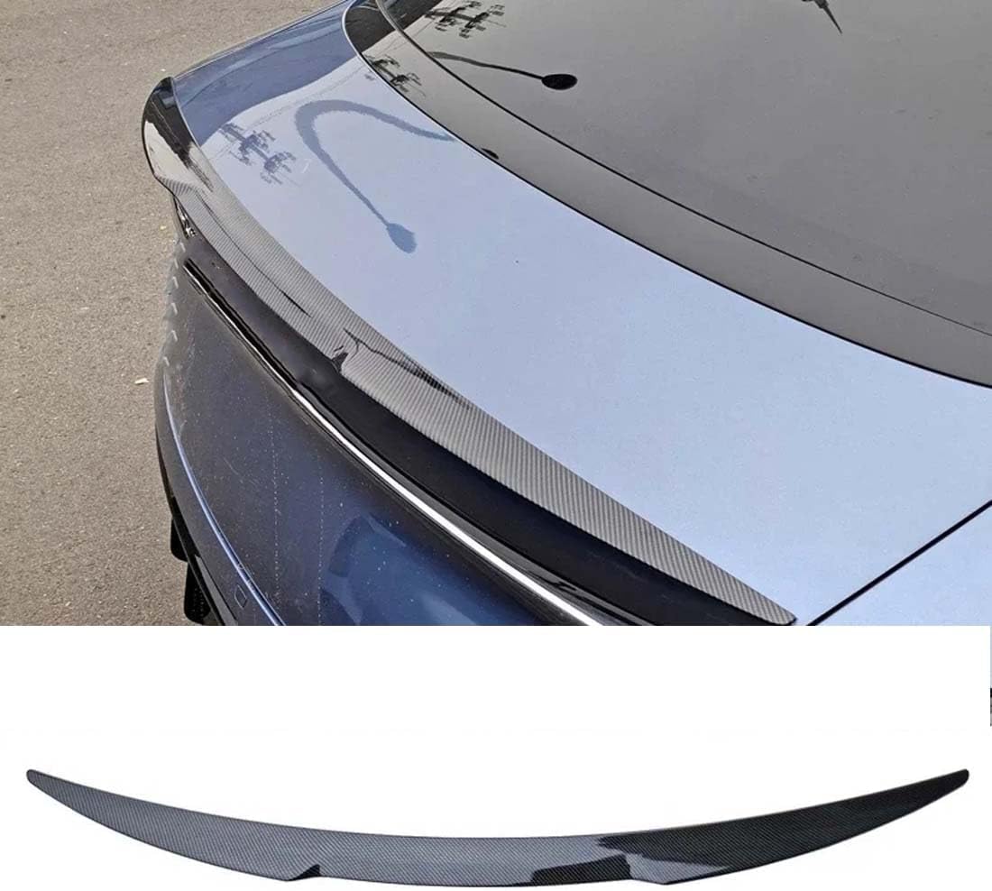 Auto Heckspoiler Flügel für BYD Seal EV 2023 2022 2024, Kohlefasermaterial Dach Heckflügel Spoiler Performance Tuning Lippe Wing Dekoration Zubehör,B Carbon Fiber Look von NINQ