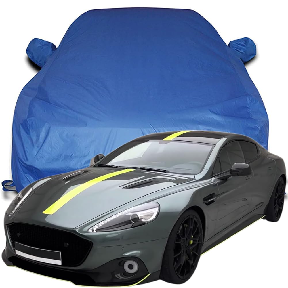 Autoabdeckung Kompatibel für Aston Martin Rapide AMR 2020, Schnee/Kratzfest/Uv-Schutz Alles Wetter Oxford Schutzplane,Blue von NINQ