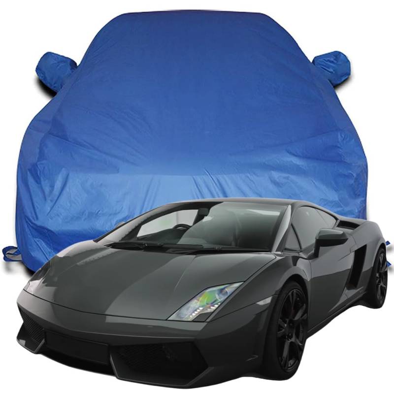 Autoabdeckung Kompatibel für Lamborghini Gallardo V10, Schnee/Kratzfest/Uv-Schutz Alles Wetter Oxford Schutzplane,Blue von NINQ