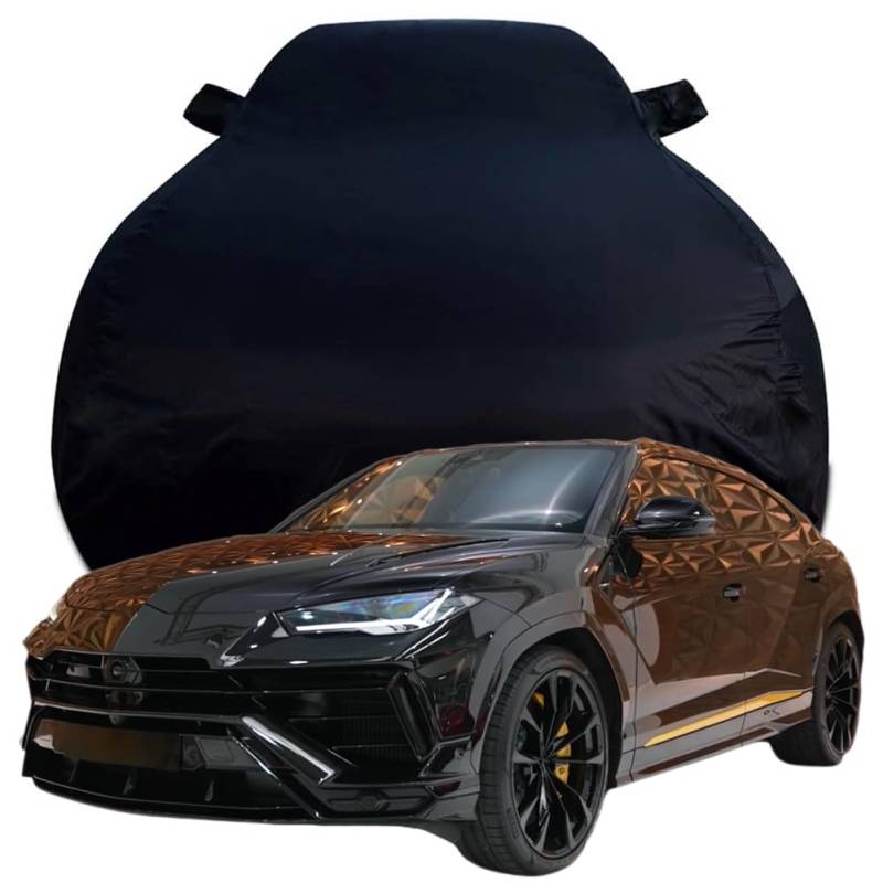 Autoabdeckung Kompatibel für Lamborghini Urus S, Schnee/Kratzfest/Uv-Schutz Alles Wetter Oxford Schutzplane,Black von NINQ