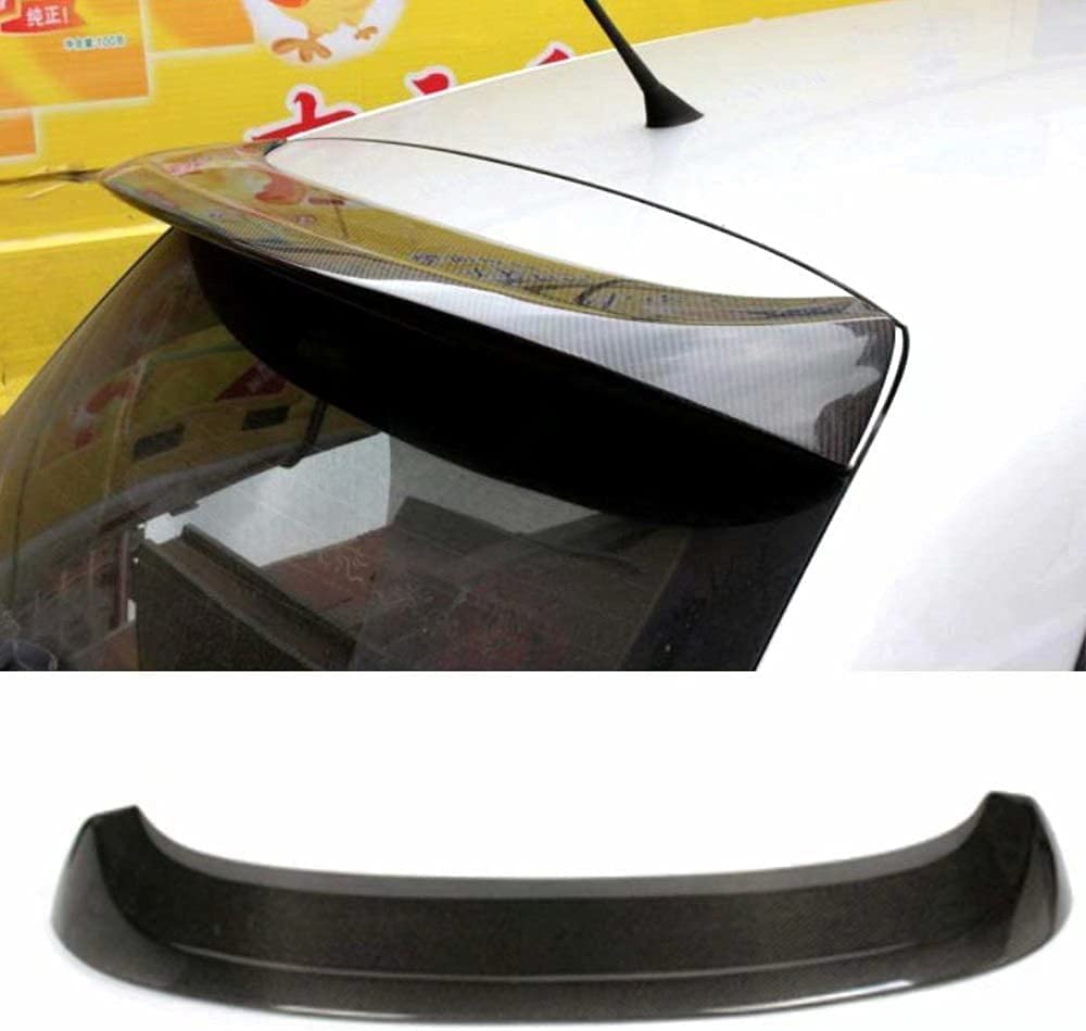 Karbonfaser-Auto-Heckspoiler für VW Polo 2010–2015, 3M-Klebeband-Installation, Heckspoilerflügel, Kofferraum-Dachverkleidung, Zubehör von NINQ