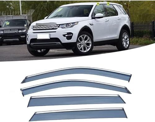 NINQ 4 StüCk Auto Windabweiser für L-and Rover Discovery Sport 2016-2022, Autofenster Regenschutz Sonnenschutz Regenabweiser Anklebbare Deflektoren Guard Zubehör von NINQ