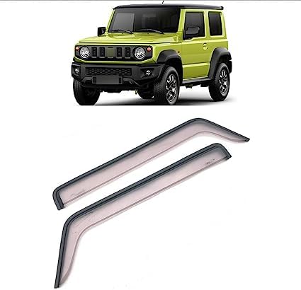 NINQ 4 StüCk Auto Windabweiser für S-uzuki Jimny 2019-2022, Autofenster Regenschutz Sonnenschutz Regenabweiser Anklebbare Deflektoren Guard Zubehör von NINQ