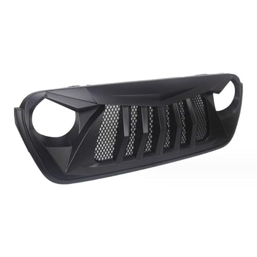 NINQ Auto Frontstoßstange Mesh Grill für Jeep Wrangler JL JT, Auto Kühlergrill Stoßstange Mesh Grill Frontstoßstange Langlebig von NINQ