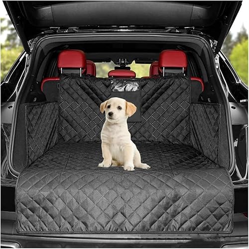 NINQ Auto Kofferraumschutz Hund Hundedecke für Jeep Grand Cherokee 2011-2016 2017-2020, Reißfeste Wasserdichter Kofferraumdecke Hundedecke Seitenschutz von NINQ