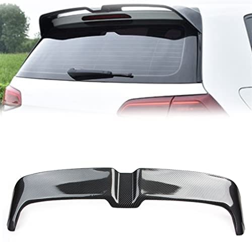 NINQ Karbonfaser-Auto-Heckspoiler für VW per Golf 7 MK7 7.5 GTI 2014–2019, 3M-Klebeband, Heckspoilerflügel, Kofferraum-Dachverkleidung, Zubehör von NINQ