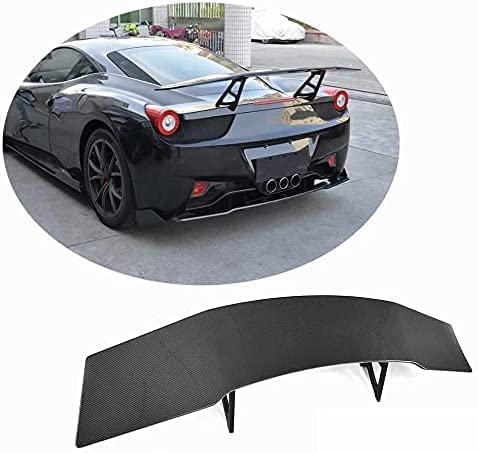 Premium Kohlefasermaterial Auto Heckspoiler für Ferrari 458 Italia 2-Door 2011-2013, Kofferraumdeckel HeckflüGel Spoiler Flügel, 3M Kleber Einfache Installation von NINQ