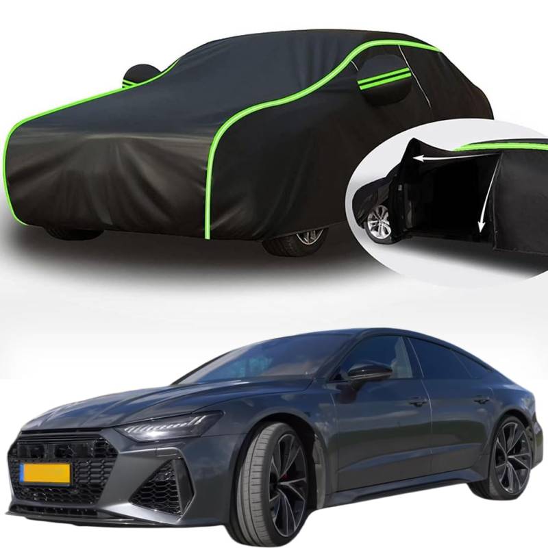 Vollgarage Autoabdeckung für Audi RS7 C8, Schnee/Kratzfest/Uv-Schutz Alles Wetter Oxford Schutzhülle,C von NINQ