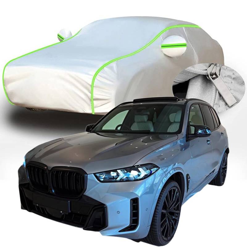 Vollgarage Autoabdeckung für BMW X5 M60i Boss Luxury Sport SUV, Schnee/Kratzfest/Uv-Schutz Alles Wetter Oxford Schutzhülle,B von NINQ