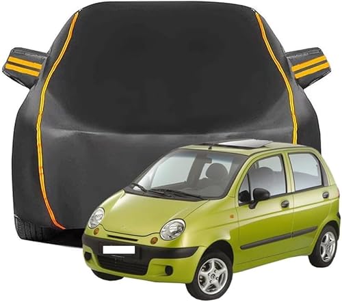 Vollgarage Autoabdeckung für Daewoo Matiz, Schnee/Kratzfest/Uv-Schutz Alles Wetter Oxford Schutzhülle,A-Black Style von NINQ