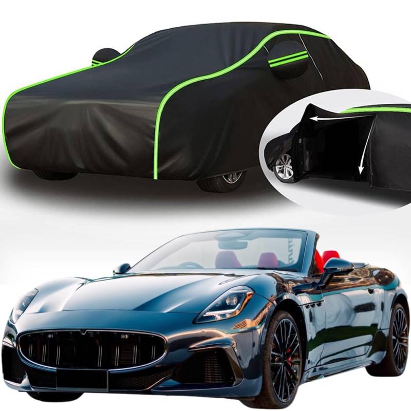 Vollgarage Autoabdeckung für Maserati GranCabrio Trofeo, Schnee/Kratzfest/Uv-Schutz Alles Wetter Oxford Schutzhülle,C von NINQ