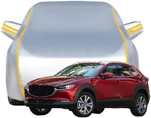 Vollgarage Autoabdeckung für Mazda CX-60 CX60 2021 2022 2023 2024, Schnee/Kratzfest/Uv-Schutz Alles Wetter Oxford Schutzhülle,C-Silver Style von NINQ