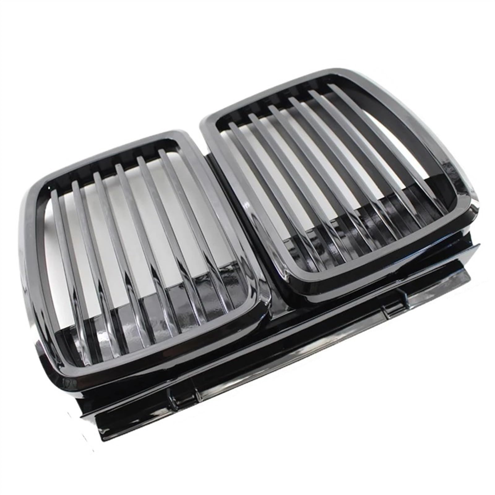 NIONGYN Auto Kühlergrill Kompatibel Mit 3er E30 325i 318is 1982 1983 1984 1985 1986 1987 1988 1989 1990 1991 1992 1993 1994. Glänzend Schwarzer Vorderer Nierengrill(Gloss Black) von NIONGYN